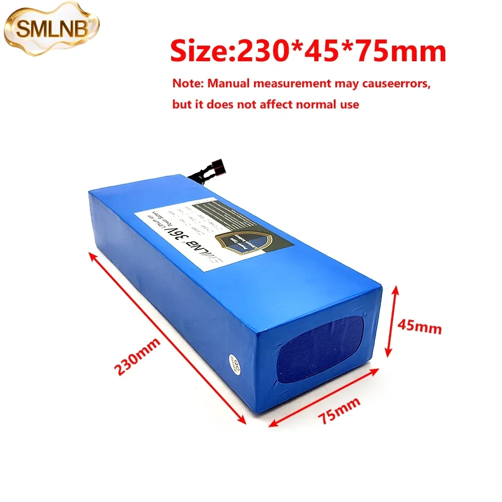 21700 Lithium Battery Pack 10S2P Rechargeable Battery 36V 9800mAh Built in BMS  For fishing bicycle Large Capacity Batteries