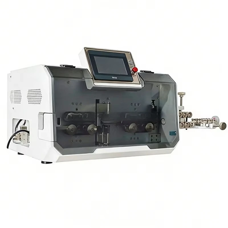 BETTER TECH Automatic 30mm High Speed Steel Tools 7-inch Touchscreen Multi-core Sheathed Cable Wire Cutting Stripping Machine