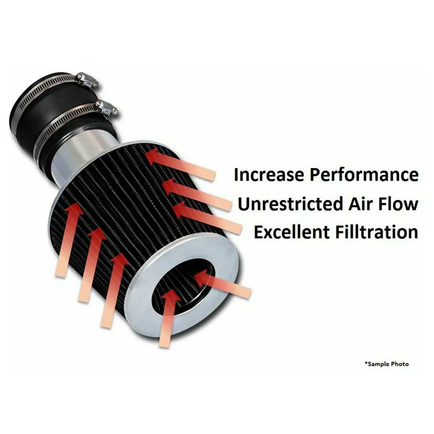 Black Cold Air Intake System Filter Kit for  2008-2013 Infiniti G37 3.7L 2009-2019Nissan 370Z 2014-2015 Infiniti Q50