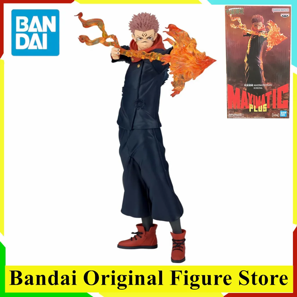 Figura de Ação Original BANDAI MAXIMATIC PLUS Ryomen Sukuna Jujutsu Kaisen, Modelo de PVC para Coleção de Animação