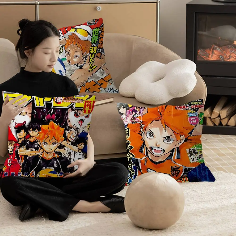 Japan Anime Haikyuu Kissenbezug Kissenbezug Polsterung Sofa Wurfkissen Home Decor Kissenbezug