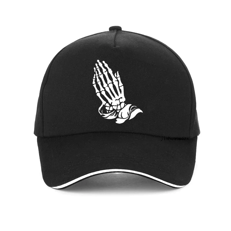 

Praying Hands Men Baseball cap Skyrim Dark Brotherhood Hand hat Casual 100%Cotton Summer Cool Brand adjustable snapback hats