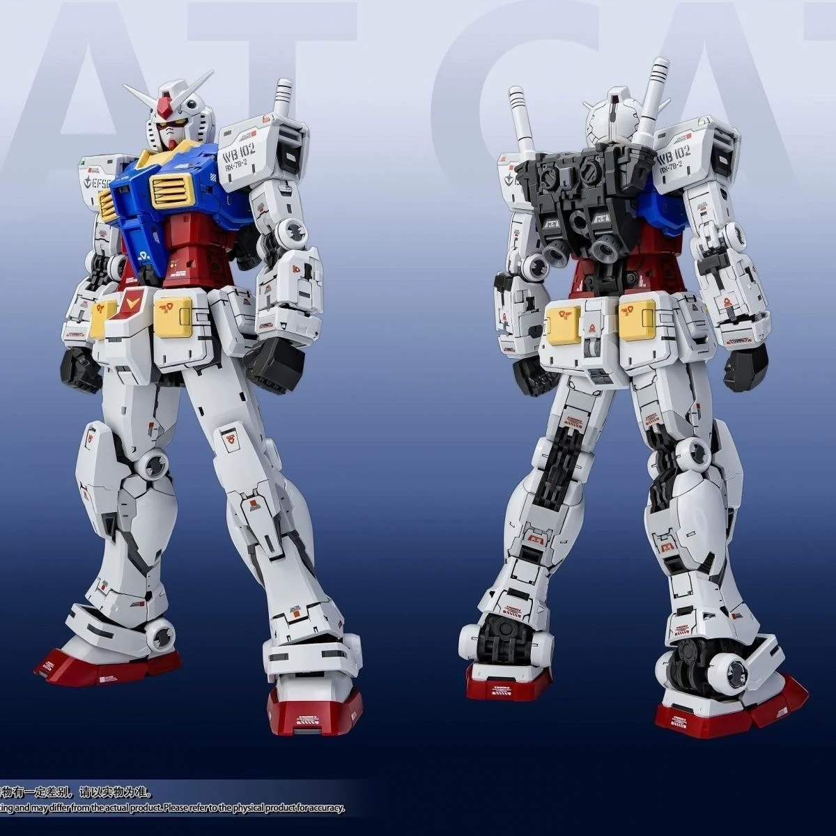 

FAT CAT RX-78-2 Assembly Model Kit 1/100 Scale Special RG 1/144 2.0 Enlarged Version Action Figure Plastic Model Toy Gift