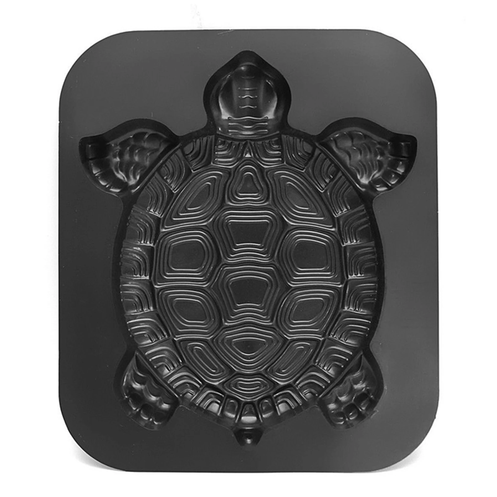 Turtle Concrete Mold ABS Paving Stone Maker DIY Garden Path Walkway Mold Reusable Easy Release 17.3x15 Inch for Outdoor Decor