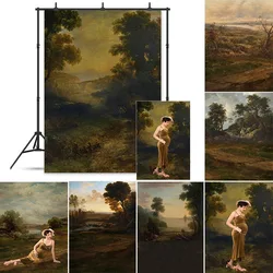 Mocsicka Photography Background Nature Rural Landscape Pond Trees Adult Kids Maternity Portrait Photobooth Old Photo Backdrop