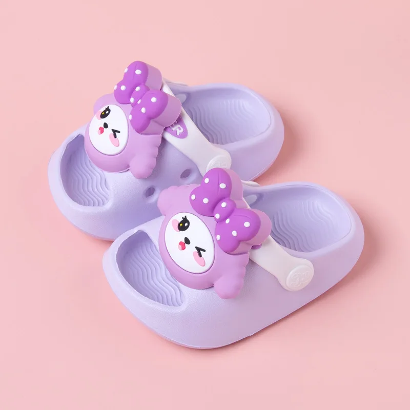 Children\'s Slippers 2024 Indoor Cartoon Cute Baby Slippers Soft Soles for Men and Women Home Crocs for Girls Girl Shoes