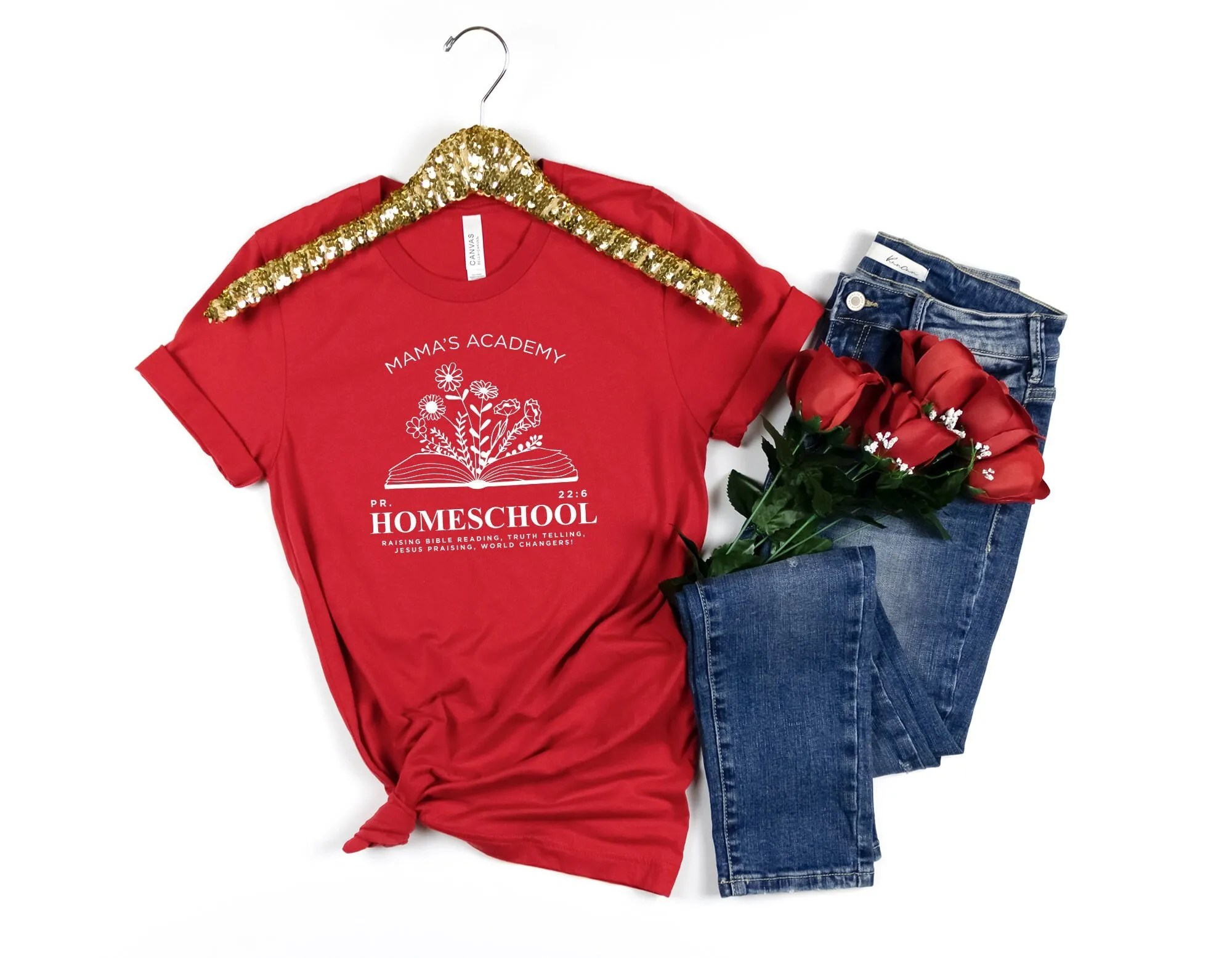 

Mama'S Academy Homeschool T Shirt Mama Sweat Christian Mom