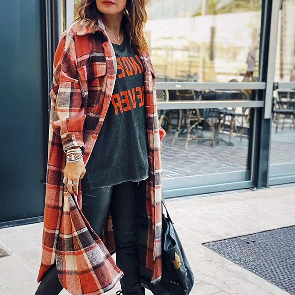 Dames geruit overhemd 2025 herfst essentieel groen blauw geruit lange mouw button-down kraag veelzijdige stylingoptie