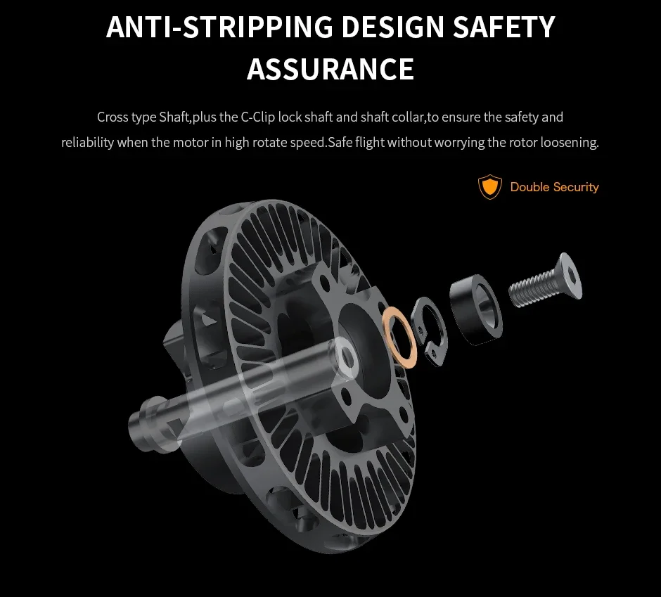 

T-MOTOR AT7215 KV200/KV220/KV245KV270 Brushless Motor Drone Motor For RC Drone Fixed Wing Multicopter 30CC