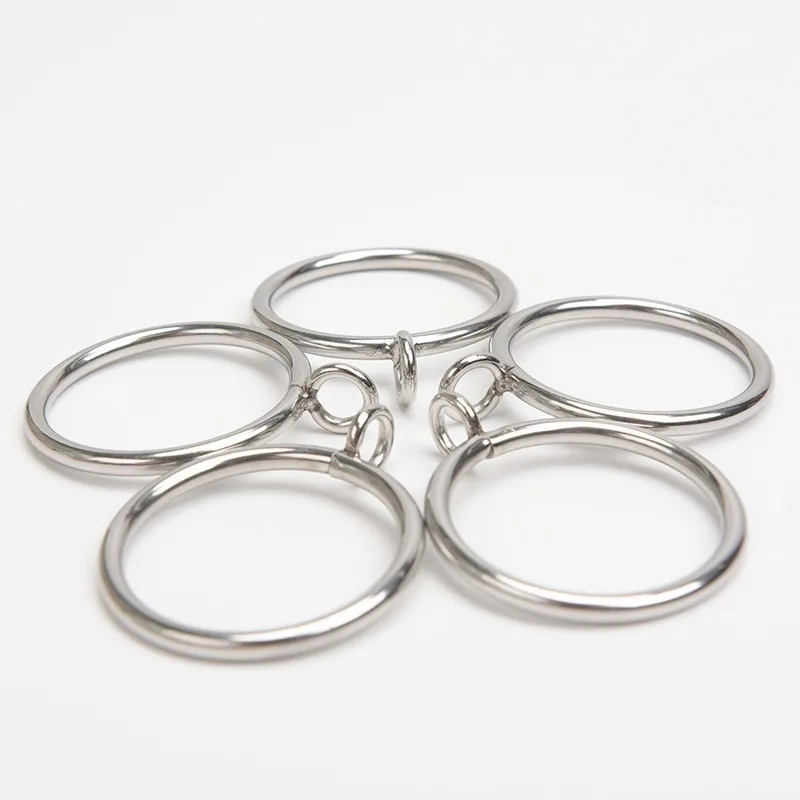 50mm Eyelet Curtain Hangers 1 pcs, Rust Resistant Finish, Easy Install Simple Hang, for Home Fabric Hanging, Silver