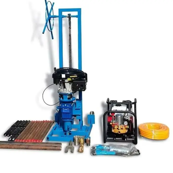 

Индивидуальная одноконтурная буровая установка ранцевого типа (бензин/дизель) для бурения на 15 метров в грунте, скале, бетоне, легкий инструмент для колонкового бурения