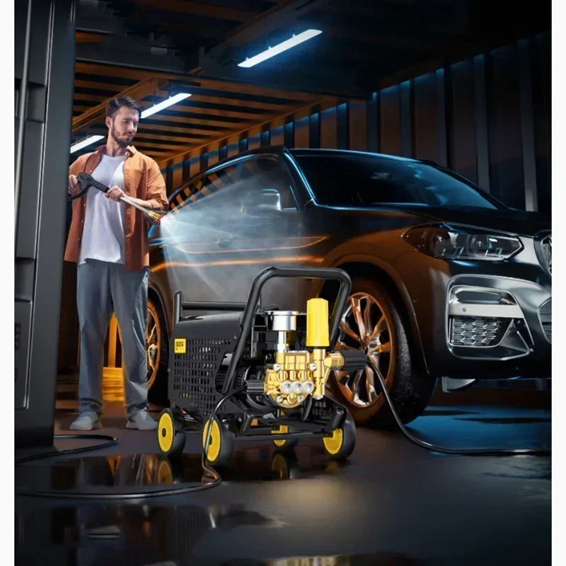 250Bar High Pressure Washer 220V Portable Car Wash with Snow Foam Lance Water Gun Jet Washer Compression Sprayer Car Accessories