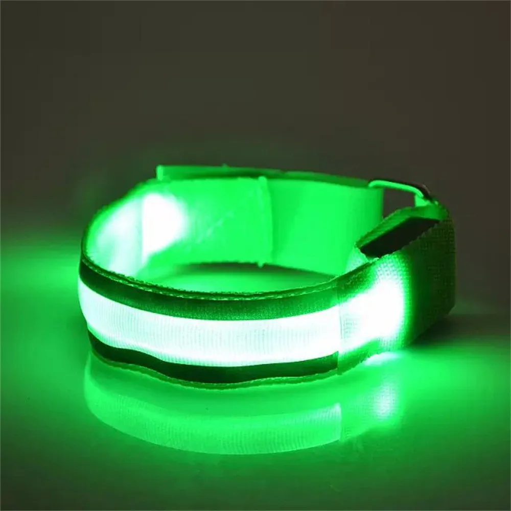 Brassard LED de sécurité pour vélo, ceinture chauffante, sangle de sport, brassard rond, livraison directe, nouveau