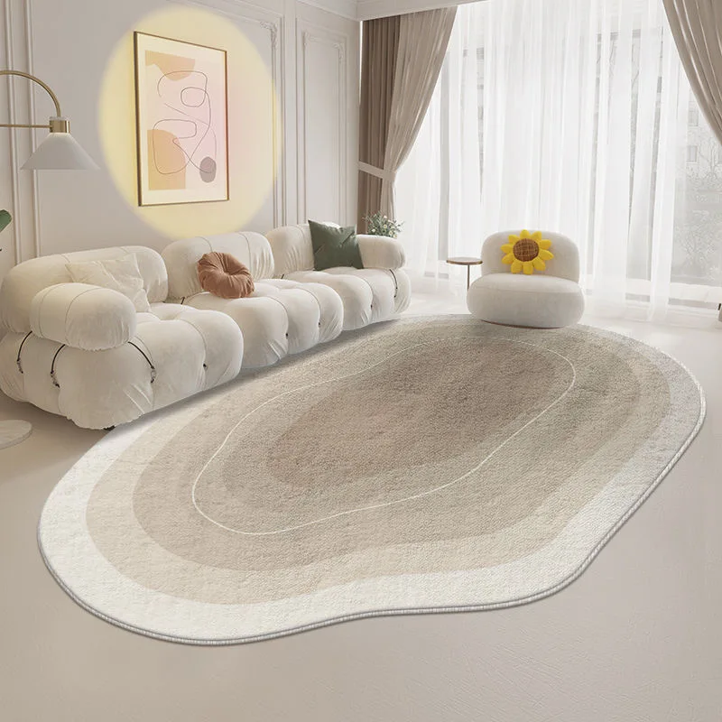VIKAMA 1PC Small Fresh Shape Cloud Imitation Cashmere Cat Feeling Living Room Rug Tea Table Sofa Cushion Bedroom Bed Rug