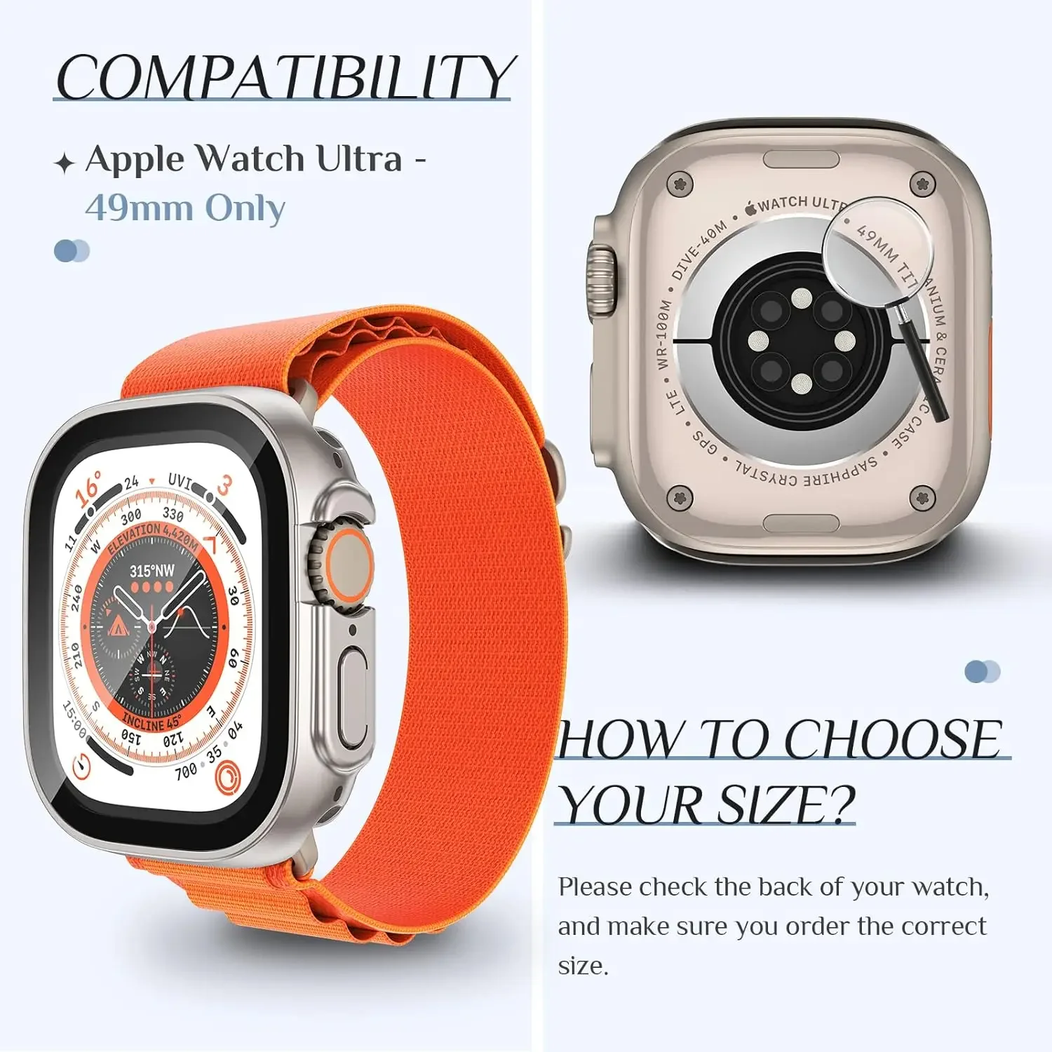 Funda 2 en 1 para Apple Watch 8, 7, 45mm, 44mm, 41mm, 40mm, Protector de pantalla para PC, cubierta frontal y trasera para iWatch 6, 5, 4, SE,