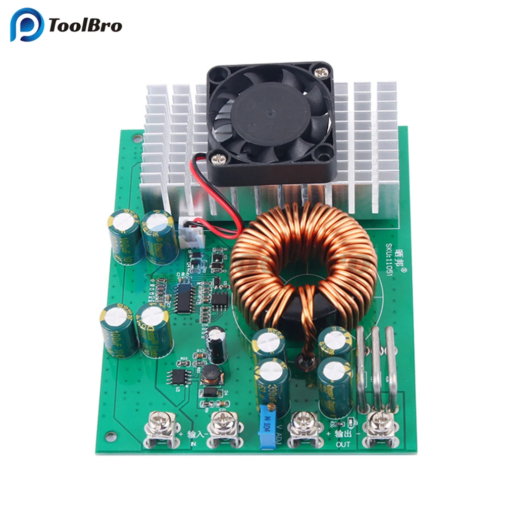 1000W 50A Step Down Buck Converter DC-DC 25-90V to 2.5-50V Adjustable Charging Power Supply Voltage Regulator for Power Tools