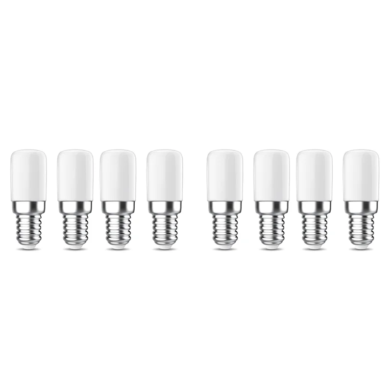 Lâmpada AB11-Fridge, lâmpada LED E14 de 1,5 W, 150LM branco fresco 3000 K lâmpadas economizadoras de energia, para geladeira, exaustor de fogão 8 pacotes