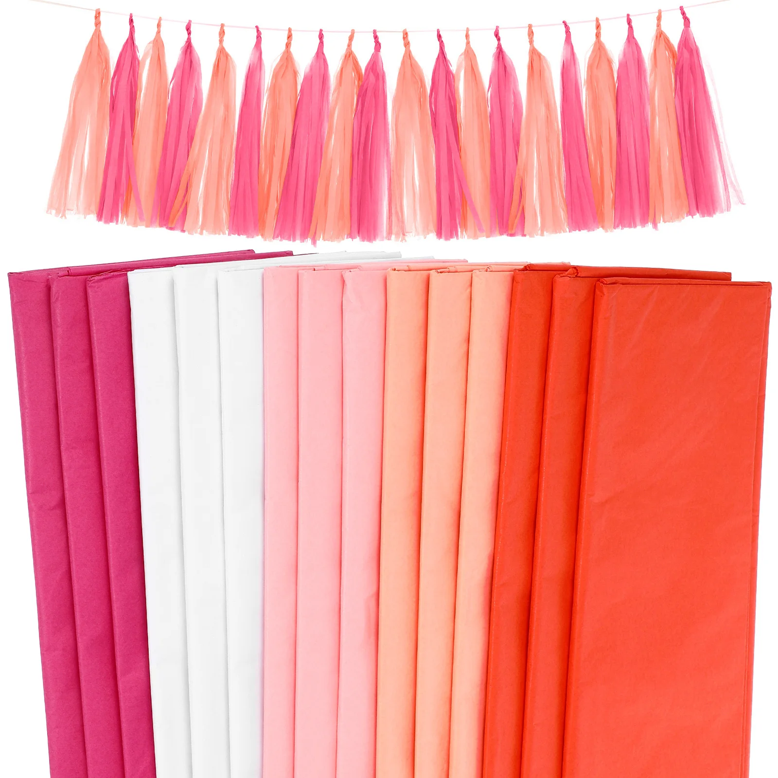 

150 Sheets Colored Tissue Paper Thin Wrapping Paper Craft Gift Wraps Bulk Packaging Packing Material Moving Supplies,