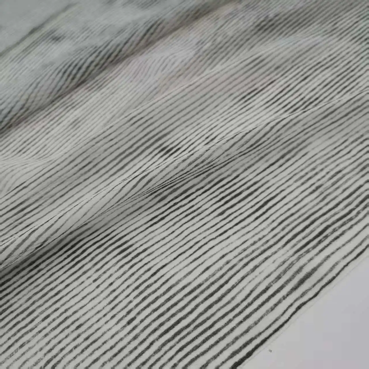 Tissu rayé en soie naturelle pure, 100% soie de mûrier, matériau de couture DIY pour robe, chemise, écharpe