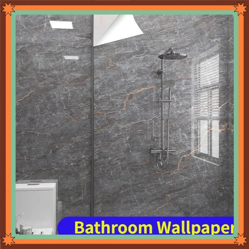 Marble Pattern Peel Stick Wallpaper Self‑Adhesive Anti‑Mould Oil‑Resistant for Kitchen Backsplash Bathroom Counter Decor