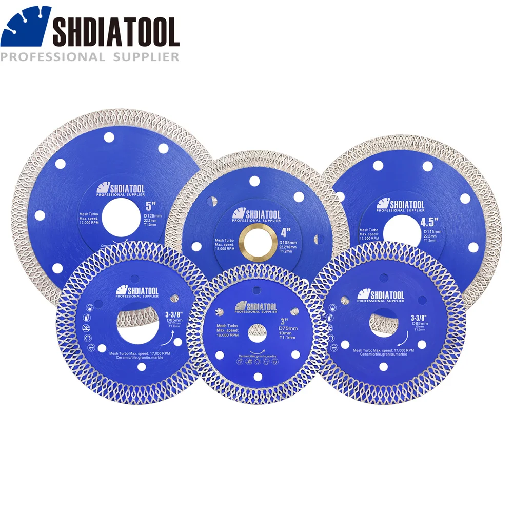 shdiatool-2個-ダイヤモンドカッティングディスク-xメッシュターボリムセグメント-直径4インチ-45インチ-5インチ-7インチ-8インチ-9インチ-10インチ-ダイヤモンドソーブレード-大理石タイル切断用