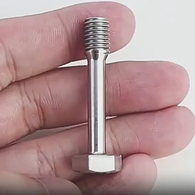 M5 M6 M8 M10 M12 M14 M16 304 A2 Stainless Steel Outer Hex Hexagon Head Half Thread Anti-loosening Screws Bolts Length 12mm-80mm