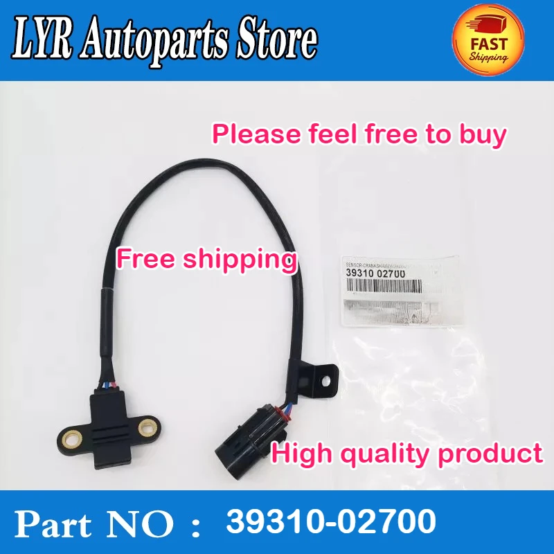 High quality 39310-02700 39310-02700 Crankshaft Position Sensor For Hyundai i10 2008 For Kia Picanto  car accessories