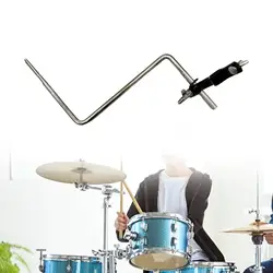 Drum Clamp Cymbal Arm Expansion Rack for Drum Steel Cymbal Tilter Z Shape Drum Rod Cymbal Arm for Cymbal Stand