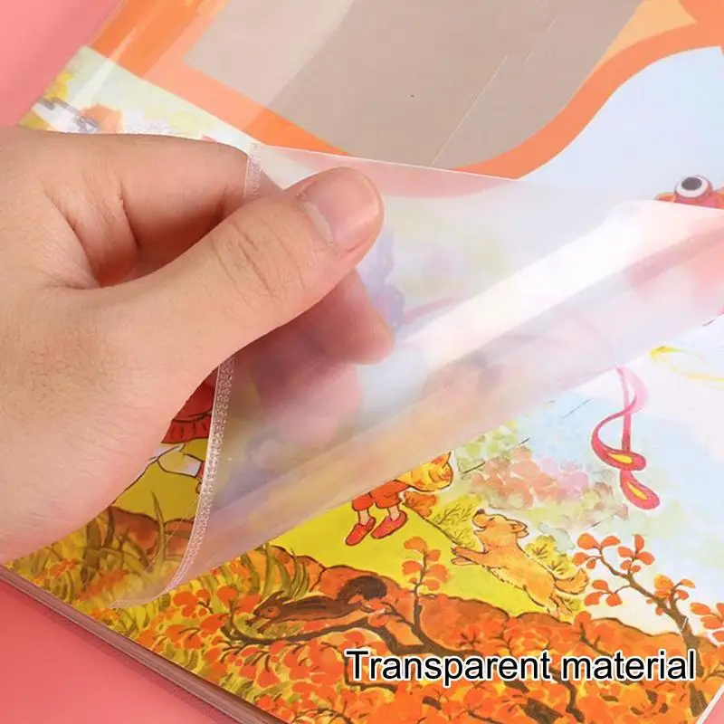 Boek Beschermhoes 10x Naslagwerken Doorzichtige Beschermhoes Herbruikbare Leerboekomslagen Voor Boeken Handboeken Naslagwerken