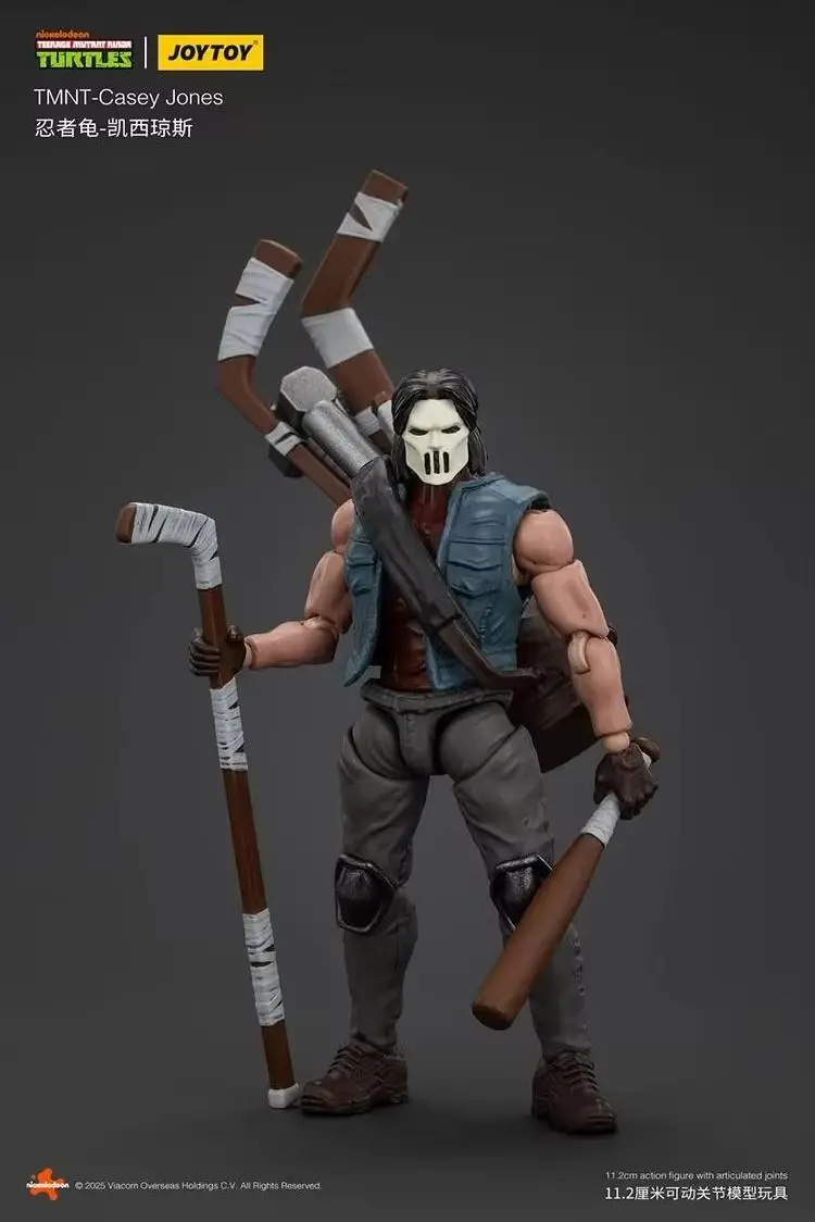 

JOYTOY TMNT-Casey Jones Фигурки Коллекция кукол Украшение Подарок Оригинальная модель Коллекционные игрушки