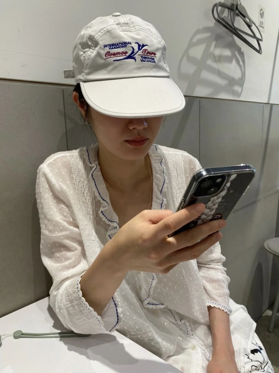 

Premium Cotton Long Sve irt V-Ne Loose Feel Lightweight Casual Sle Pure Cotton Fabric Straight Cut Summer Faion