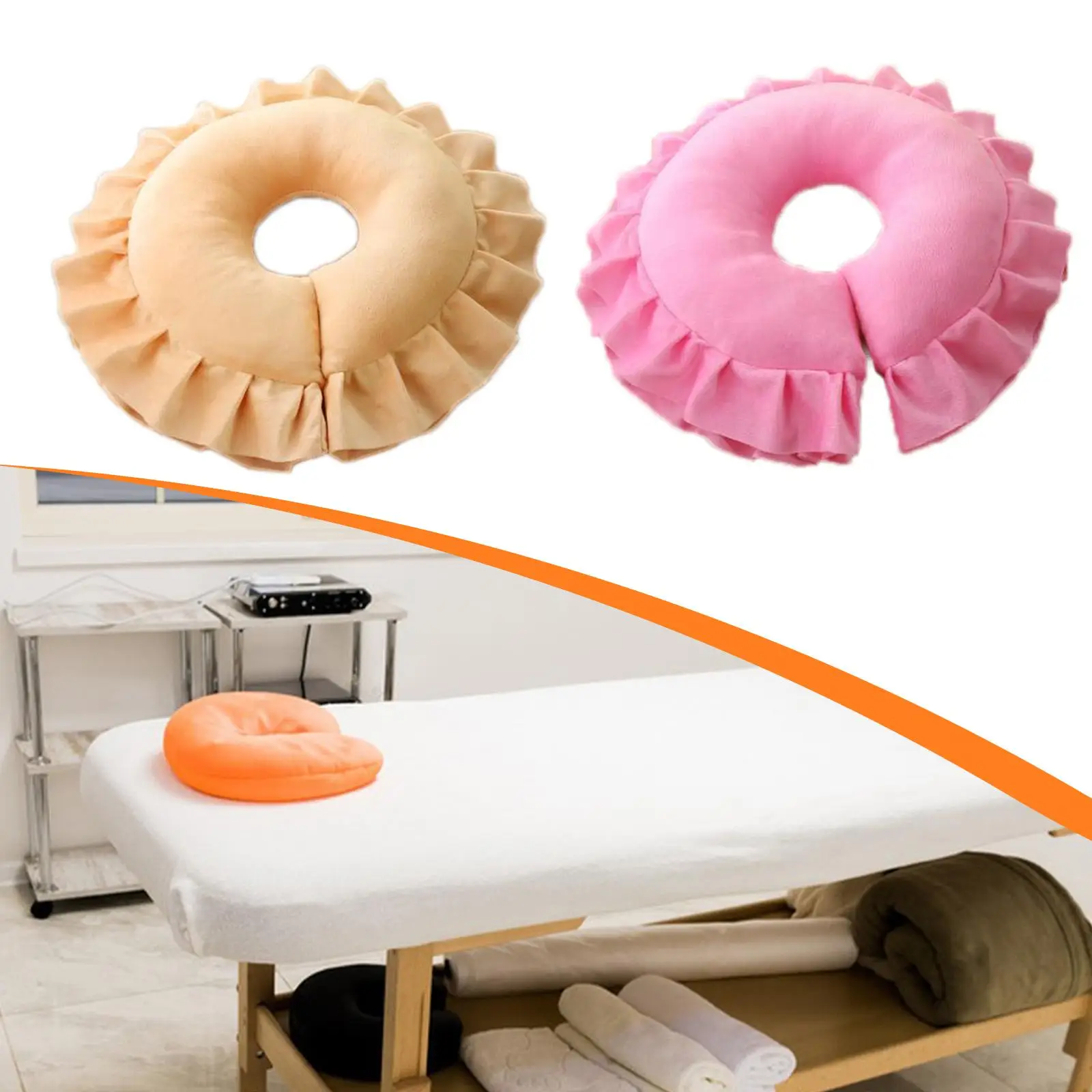 

Face Pillow Massage Headrest for Bed Comfortable Breathable Face Cradle Support Equipment for Office