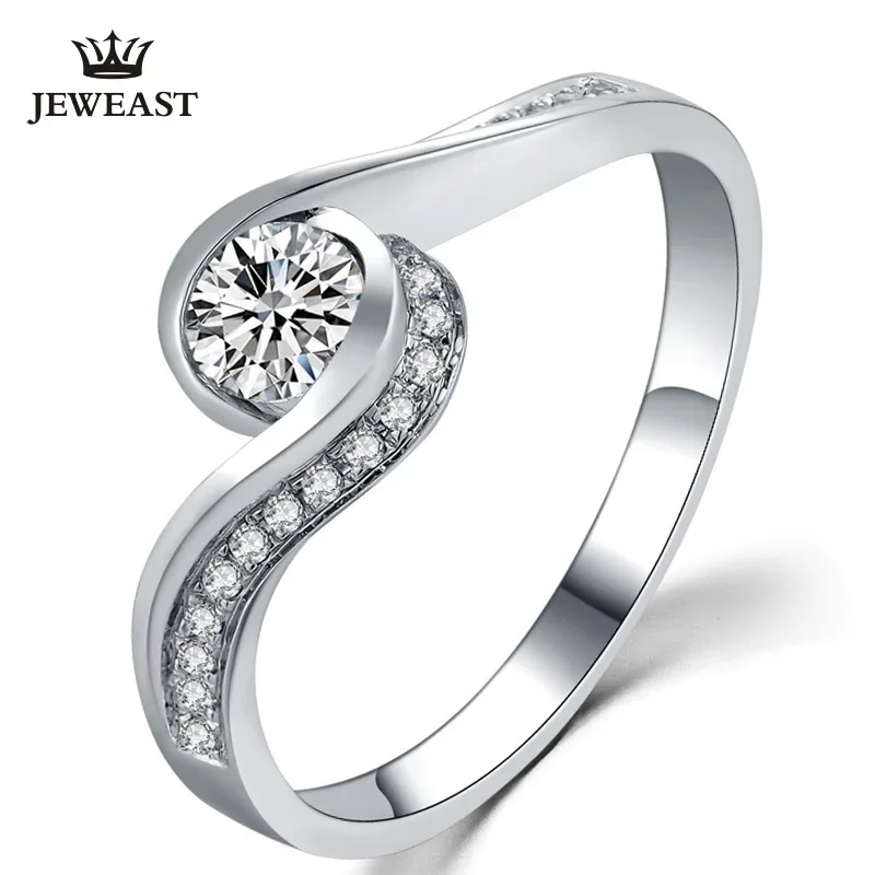 

ZSG Natural Diamond 18K Gold Ring Real 18K Gold Solid Ring Trendy Classic Party Fine Jewelry Hot Sell New 2025
