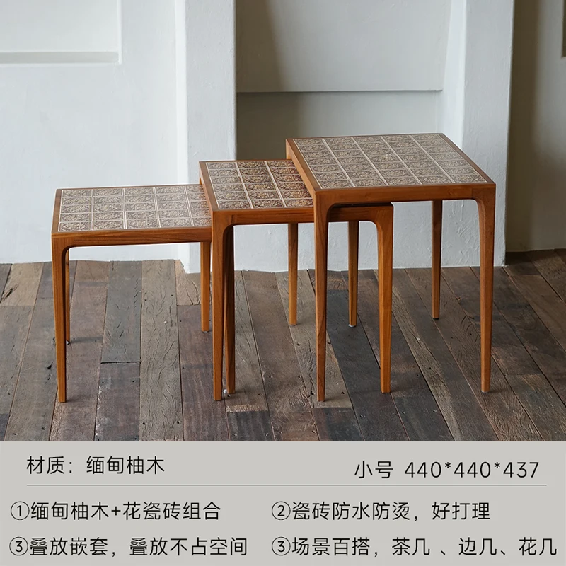 teak furniture small apartment coffee table solid wood teak coffee table tea table