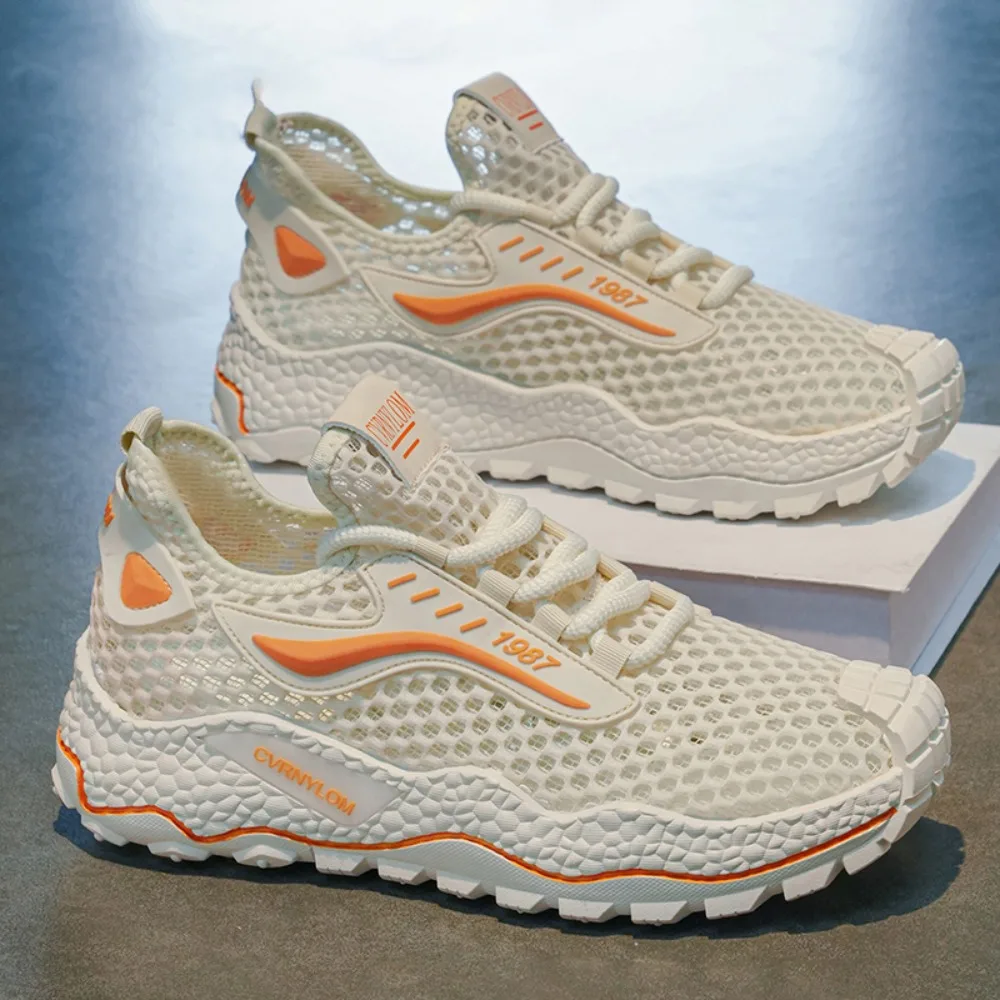 

2026 men's running sneakers breathable mesh outdoor light walking comfortable leisure summer training men's shoes