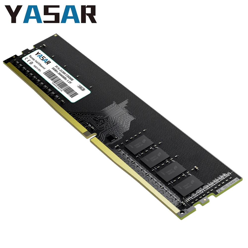 YASAR DDR4 Desktop Memory 4GB 8GB 16GB 32GB 3200MHz 2666MHZ 2400MHZ 2133MHz 288Pins UDIMM PC4-25600 21300 19200 DDR4 Memoria RAM