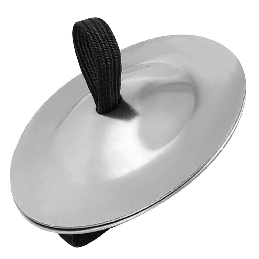 

1Pair Finger Cymbals Mini Handheld Musical Instrument for Kids Dance Party Props Bright Sound Easy Hold Band Design Rustproof