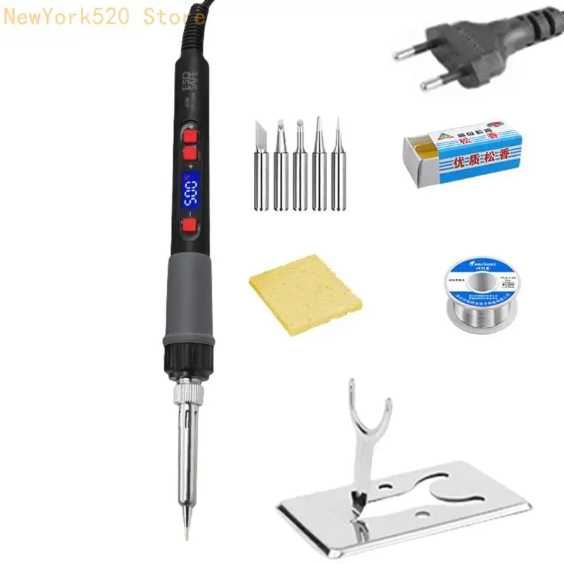 N84C Portable 60W Solder Pena dengan 180-500 ℃ Alat Perbaikan yang Dapat Disesuaikan
