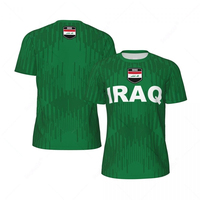 Iraq Flag Graphic Mens Football Jersey Fashion National Emblem 3D Printed Sports T Shirt Casual Oversized Breathable Tees Tops