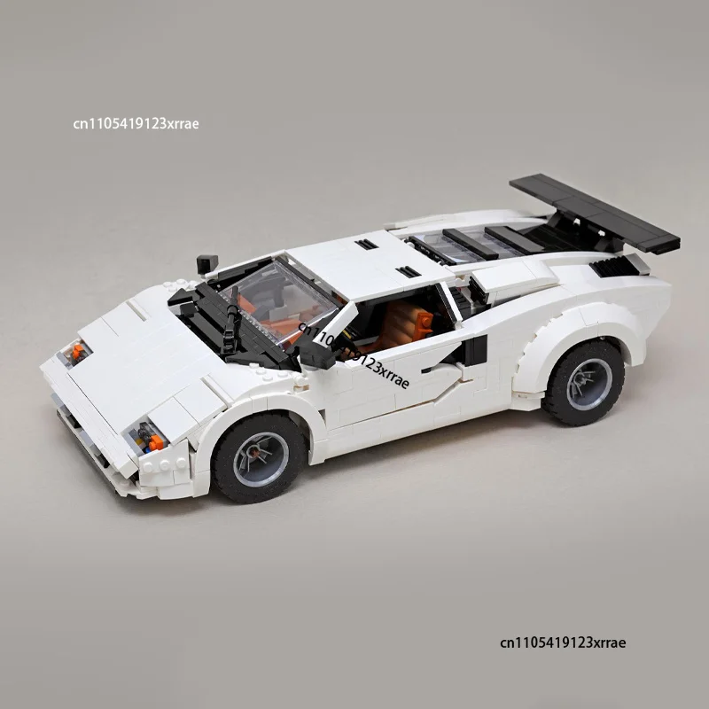 NEW Sport Coupe Countach City Champions Supercars Building Blocks DIY MOC Idea Roadster Bricks Christmas Toy Car Gift Birthday view 4