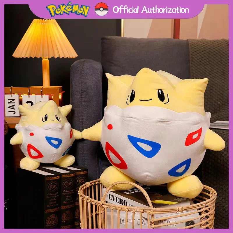 Jouet en peluche Pokemon Togepi, collection de beurre en peluche de dessin animé mignon, jouets d'anime Kawaii, cadeau d'anniversaire, souvenir, 20cm-40cm