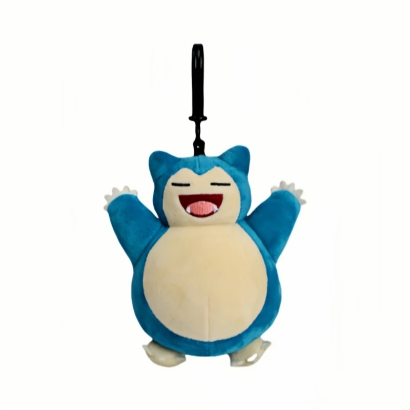 Anime Pokemon Pikachu Snorlax Scorbunny Plüsch Spielzeug Nette Puppe Schlüsselring kinder Rucksack Anhänger Weiche Cartoon Charakter Zubehör