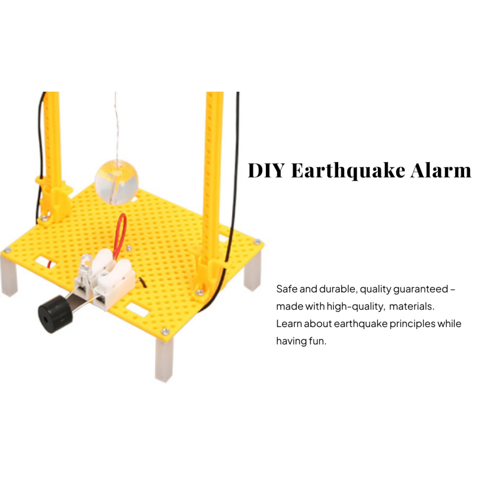 Modèle EQ créatif en bois pour projets scientifiques et activités de bricolage