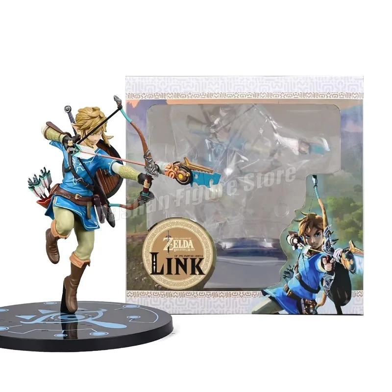 The Legend of Zelda Action Figure 22cm Link Figurine Game Breath of the Wild Figures Statue PVC Ornaments Collection Model Toys