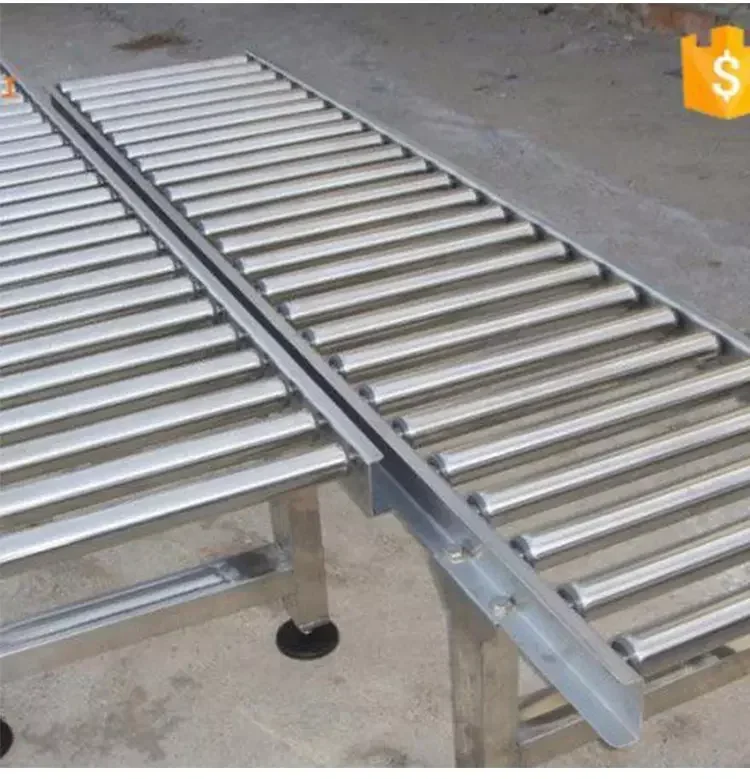 Manual Gravity Roller Conveyor System Powered Roller Conveyor Factory NO Power Unpowered For Loading Uploading Truck HOT SALES