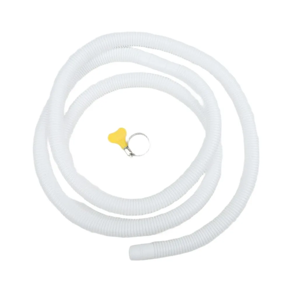 2 Meter 5 Meter TPE Water Hose for Semi Automatic Washing Machines and Air Conditioner Drain Systems with Stainless Steel Clamp