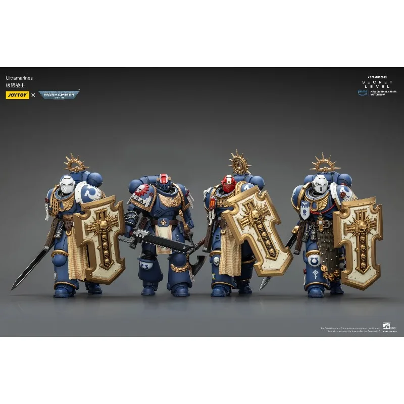 

В наличии: Коллекционная фигурка JOYTOY 1/18 Ultramarines Titus с лаврами победы, модель 40K, игрушка, подарок