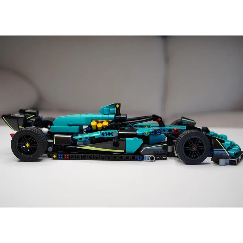 

MOC-224295 Новый культовый спортивный автомобиль 90-х F1, гоночные блоки, модель 495 деталей MOC, креативные строительные блоки на день рождения для мальчиков и детей, игрушки, подарки