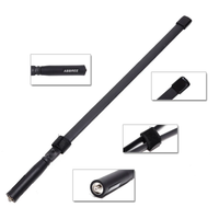 ABBREE SMA-Female Dual Band 144/430Mhz Foldable Tactical Antenna For Baofeng Radio UV-XR UV-9R UV-9R Pro Walkie Talkie