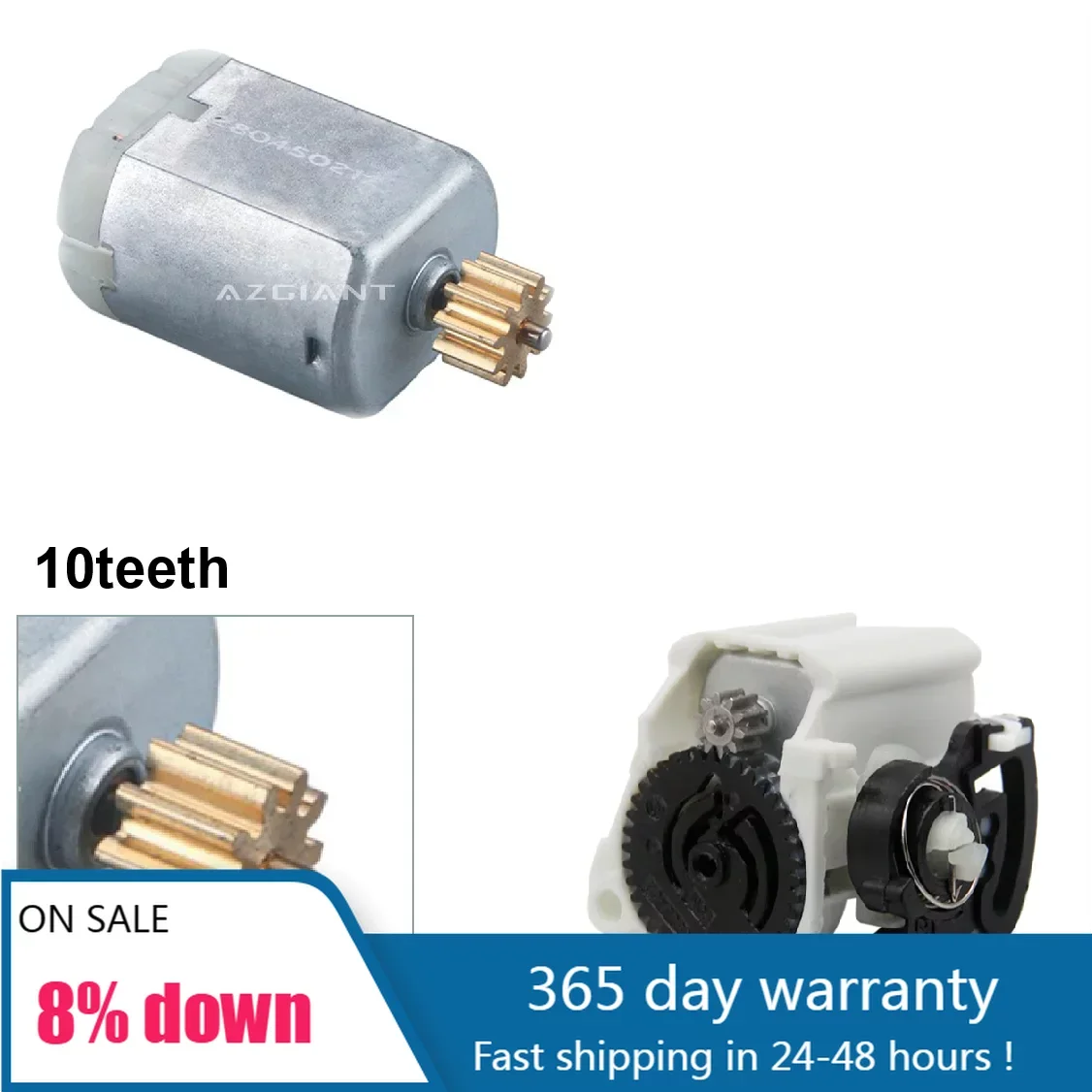 Car DC Motor Trucnk Lock Repair for 1998-2005 Renault Clio II, 2005-2012 Renault Clio III, 7700435694, 8200102583, 8200336706